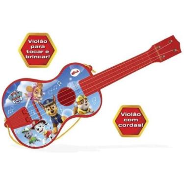Imagem de Patrulha Canina Violão Infantil 50 Cm Original - Elka 1143, Vermelho e