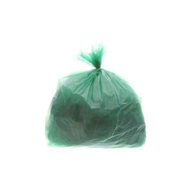 Imagem de Saco Para Lixo Verde Higistore Reforçado 15 Lt Com 50 Uni