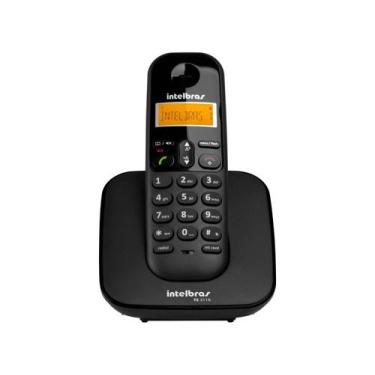 Imagem de Telefone Sem Fio Intelbras Ts 3110 Preto Visor Luminoso Com Identifica