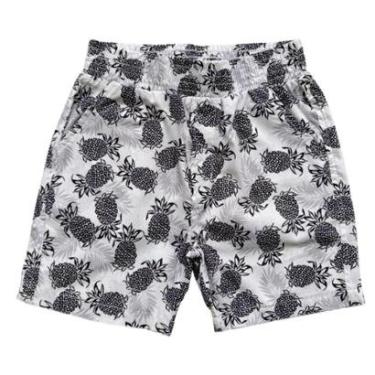 Imagem de Bermuda Juvenil Look Jeans Estampado - 10 - BRANCO-Masculino
