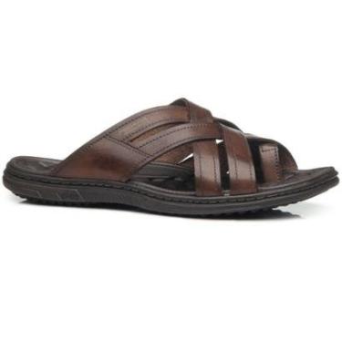 Imagem de CHINELO PEGADA EM COURO REF 133305 MASCULINO-Masculino
