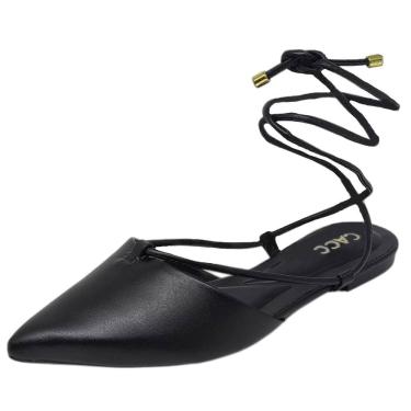 Imagem de Sapatilha Feminina Amarração Conforto Moderna Cacci