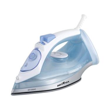 Imagem de Ferro a Vapor Britânia Nano Ceramic Eco 430ml Azul e Branco BFE1000AZ 
