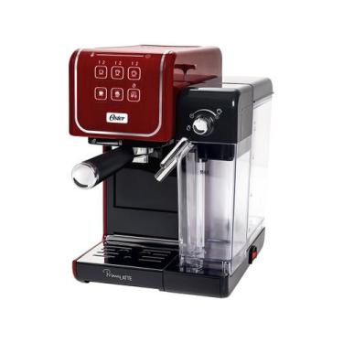 Imagem de Cafeteira Máquina Espresso Oster PrimaLatte Touch Vermelha, Vermelho, 