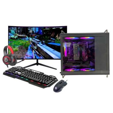 Imagem de Computador Gamer Intel i9 11ª 64gb Ram, Ssd 2tb, Rtx 3060, Monitor 23"