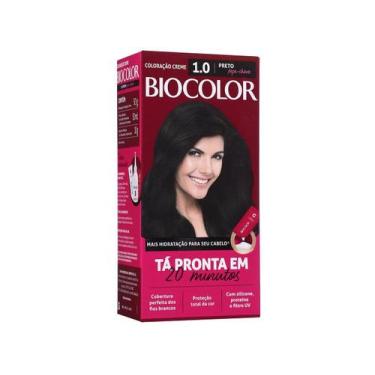 Imagem de Coloração Creme 1.0 Preto Peça-Chave - Biocolor, Preto Fundamental