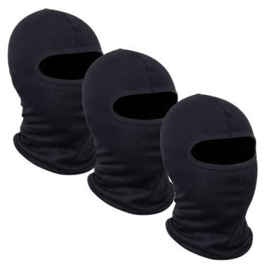 Imagem de Kit 3 Capuz Balaclava Motoqueiro Frio Vento Proteção Facial - Gear For