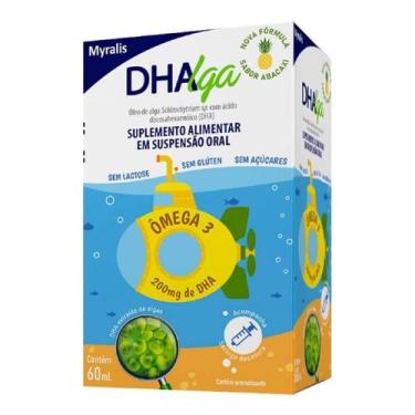 Imagem de Dhalga Ômega 3 Extraído De Algas Sabor Abacaxi 60ml Myralis - Myralis 