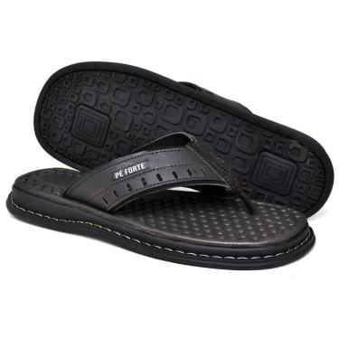 Imagem de Chinelo Masculino Ortopédico Anatômico em Couro-Masculino