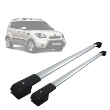 Imagem de Rack Bagageiro De Teto Travessa Kia Soul 2008 a 2013 Alumínio MN-406 P