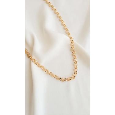 Imagem de Corrente Cordão Elo Português 45 + 5cm Banho Ouro 18k Delta Joias
