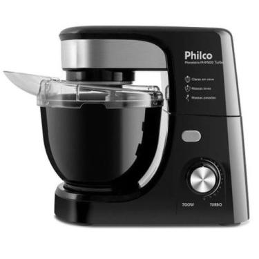 Imagem de Batedeira Planetária Philco Preta 500W - PHP500 Turbo 12 Velocidades