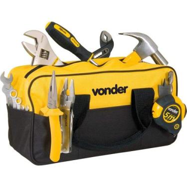 Imagem de Bolsa em Lona Reforçada Profissional 8 Divisórias Para Ferramentas Von