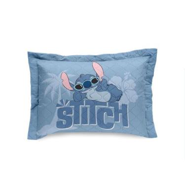 Imagem de Porta Travesseiro Com Abas Stitch IceCream 55x80cm - Stitch IceCream -