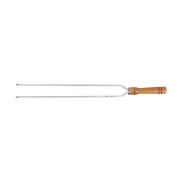 Imagem de Espeto Alumínio Duplo para Churrasco 90cm - Mor