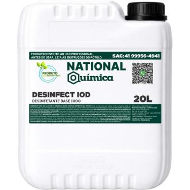 Imagem de Desinfetante à Base de Iodo 20 L Desinfect Iod National Química