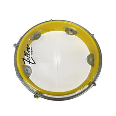 Imagem de Pandeiro zellmer vanguarda eco 8 abs infantil amarelo