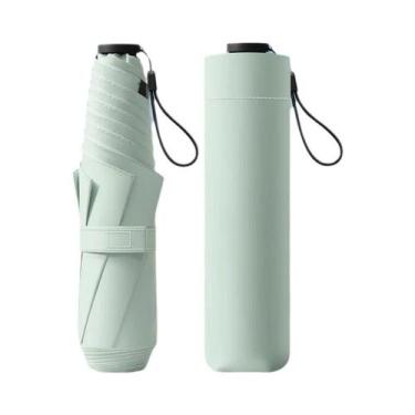 Imagem de Guarda-chuva Japonês Ultra-leve De 125g, Dobrável Em 3 Partes, Com 6 V