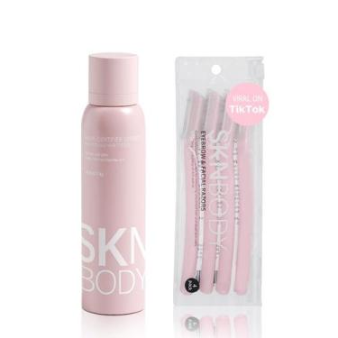 Imagem de Conjunto de dermaplanagem SKNBODY Hair Identifier Spray com 4 lâminas