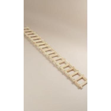 Imagem de Escada Ponte Flexível 1,5m Madeira Natural - Congratulations Store