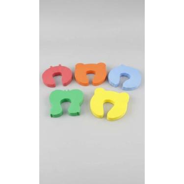 Imagem de Kit 10 Protetores Porta EVA Bichinhos Segurança Infantil - Congratulat