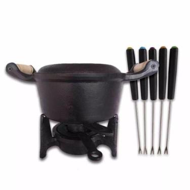 Imagem de Fondue Alcool Tradicional Completo 6 Espetos FS85.5 Santana