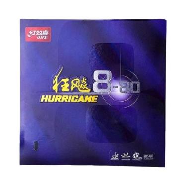 Imagem de Borracha De Tênis De Mesa Hurricane 8-80 Pips-In Para Ping Pong - DHS,