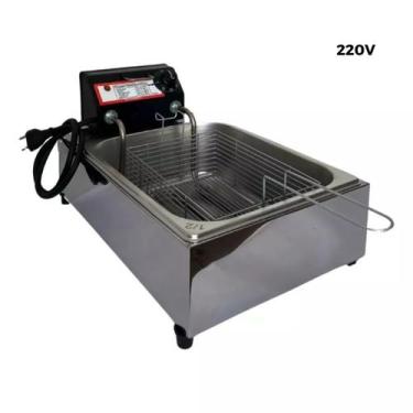 Imagem de Fritadeira Elétrica 5L Termostato Industrial Antichamas Voltagem:220V 