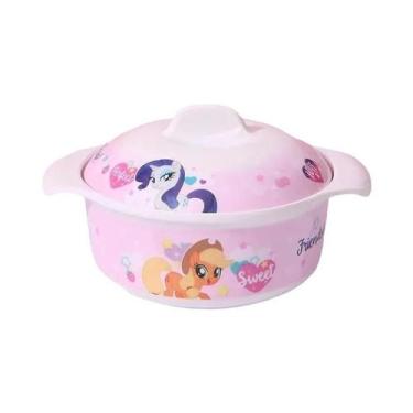 Imagem de Prato De Jantar Infantil My Little Pony Em Material Alimentício, Copo 