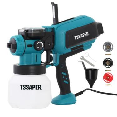 Imagem de Pistola de Pintura Elétrica Pulverizador 550w com Luz LED Tssaper -, 1