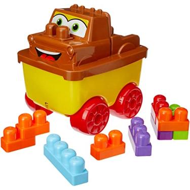 Imagem de Carrinho Infantil Bloco Racer Resgate da Dismat, 25 Peças - Brinquedo Educativo e Organizador, Estimula Inteligência e Habilidades Motoras, Ideal para Crianças a Partir de 18 Meses