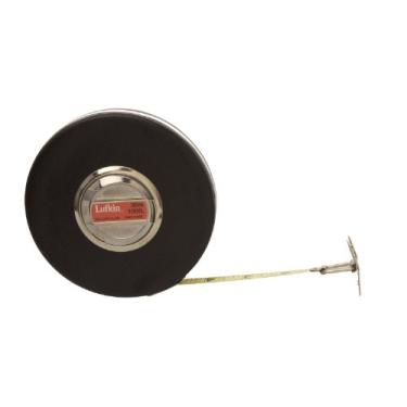 Imagem de Fita métrica de dupla face Crescent Lufkin 3/8" x 30 m/100' Banner SAE/métrica revestida amarela dupla face - HW226ME, marrom