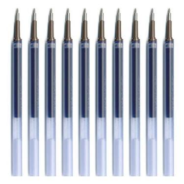 Imagem de Caneta de gel líquido Pentel Refills Ink para EnerGel, 0,4 mm, tinta azul, conjunto de 10