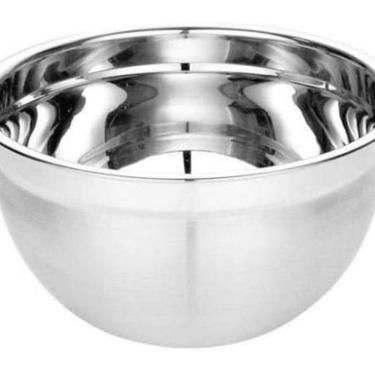 Imagem de Tigela Mixing Bowl Inox Pequena 14Cm Multiuso 14X7Cm Kehome