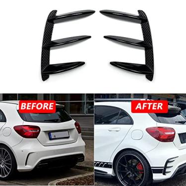 Imagem de FINMOKAL Para Benz Classe A W176 A45 Amg Spoiler Traseiro Acabamento Da Tampa Do Ventilador De Ar 2016-2018