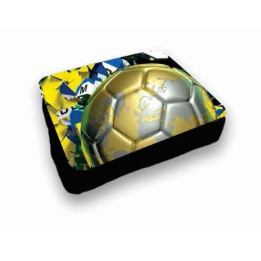 Imagem de Almofada Bandeja Para Notebook Laptop Personalizado Bola Futebol Brasi