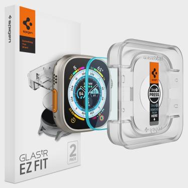 Imagem de Kit 2x Pelicula Original Spigen Watch Ultra 49mm ez.fit Glas