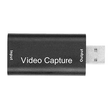 Imagem de Placa de Captura de Vídeo USB, Placa de Captura de Vídeo HDMI HD, Mini Adaptador de Captura de Vídeo Portátil de Alta Definição 1080P Completo, para Computador PC de Escritório em Casa