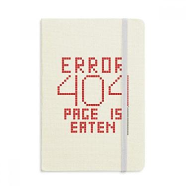 Imagem de Agenda de erro do programador 404 com capa dura de tecido oficial