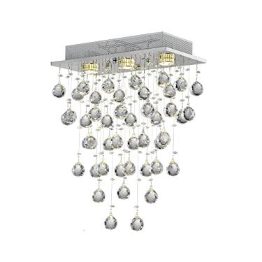 Imagem de Plafon Linha Merak Retangular 3 lampada SL-5773/C3