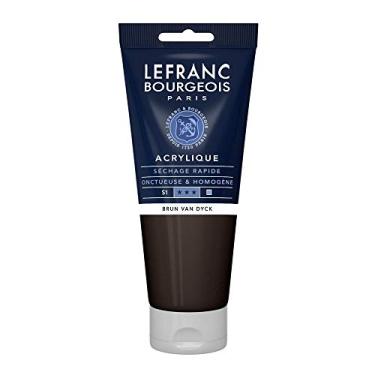 Imagem de Lefranc & Bourgeois Fine Tinta Acrílica, Marrom (Van Dick Brown), 200 ml