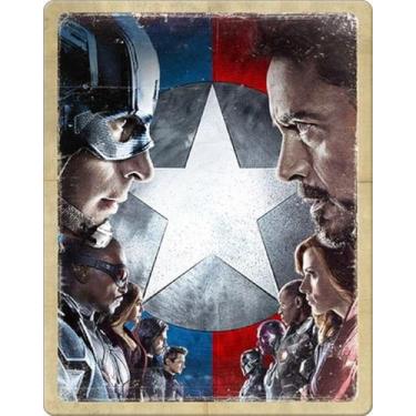 Imagem de Steelbook Blu-Ray - Capitão América: Guerra Civil - Disney - Marvel
