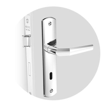 Imagem de Fechadura Alavanca Popline Cromada Interna 811 Soprano