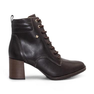 Imagem de Bota Coturno Cravo e Canela Feminina Napa Classic 3122-161118