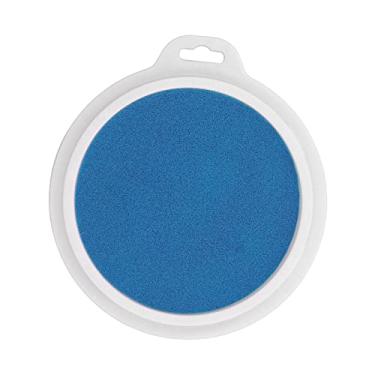 Imagem de Almofada de Tinta Redonda, Almofada de Carimbo Com Design de Capa Selada Almofada de Tinta Lavável Forte Poder de Manchas para Madeira (Céu azul)