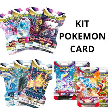 Imagem de Kit Pokémon Card Blister Unitário 3 Modelos Diferentes Copag