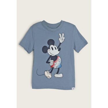 Imagem de Infantil - Camiseta GAP Mickey Mouse Azul GAP 637003 menino