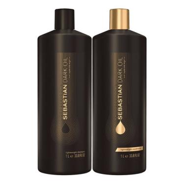 Imagem de Kit Sebastian Professional Dark Oil Shampoo E Cond Litro