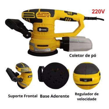 Imagem de Lixadeira Roto Orbital C/ Suporte 450W - CHARBS