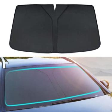 Imagem de Honda Jazz Fit 2013-2019, para-sol de para-brisa, para-sol dobrável para carro, para-sol de carro, interior de carro para proteção solar